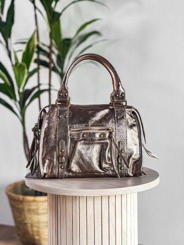 Sac brillant Liséa - bronze