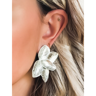 Boucles d'oreilles Sakura - Argenté