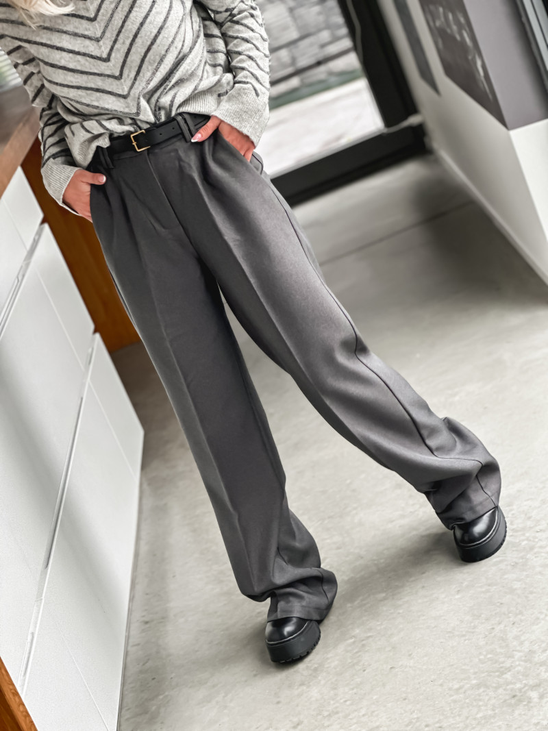 Pantalon Oxford - Gris foncé