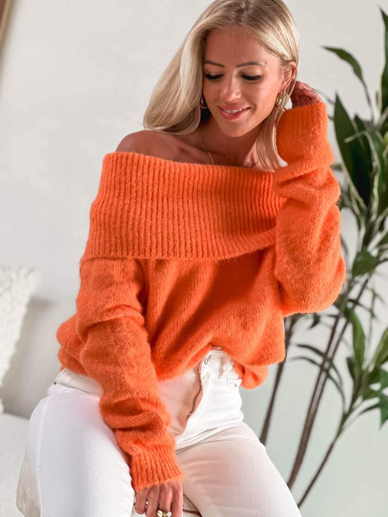 Pull Christine Orange