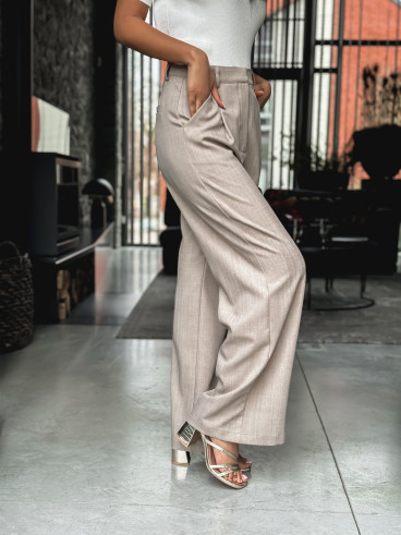 Blazer manches courtes Dalya - Taupe