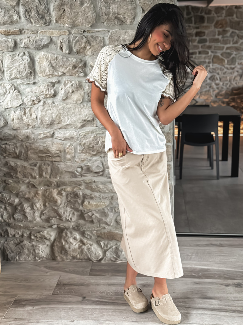 Mini-jupe Femme Courte – Tissu Stretch Souple, Ceinture élastique Bouclée, Style Tendance Eyecatch - 4