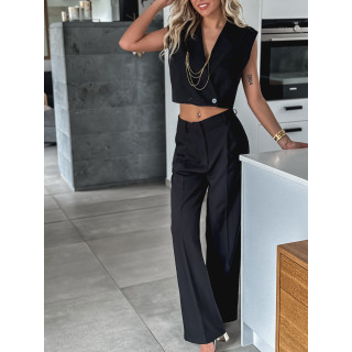 Blazer manches courtes Dalya - Noir