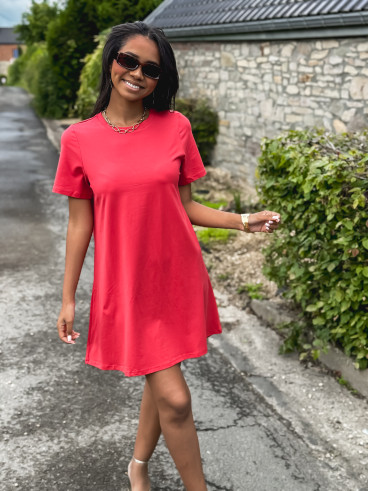 Robe courte Sophia - Terracotta