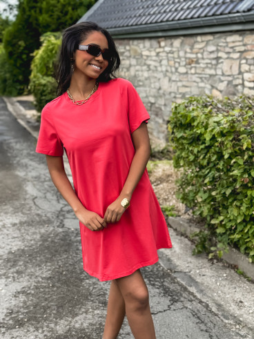 Robe courte Sophia - Terracotta