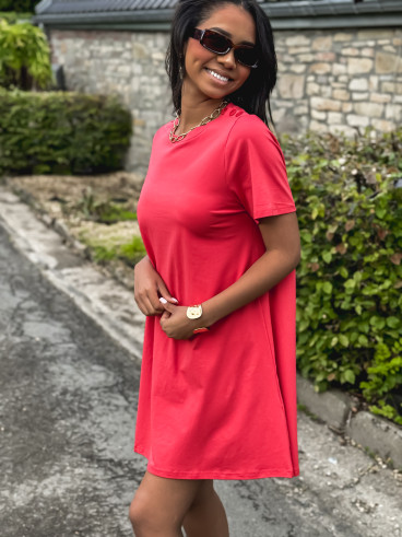 Robe courte Sophia - Terracotta