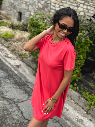 Robe courte Sophia - Terracotta