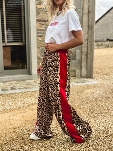 T-shirt "Muse" - Blanc/Rouge