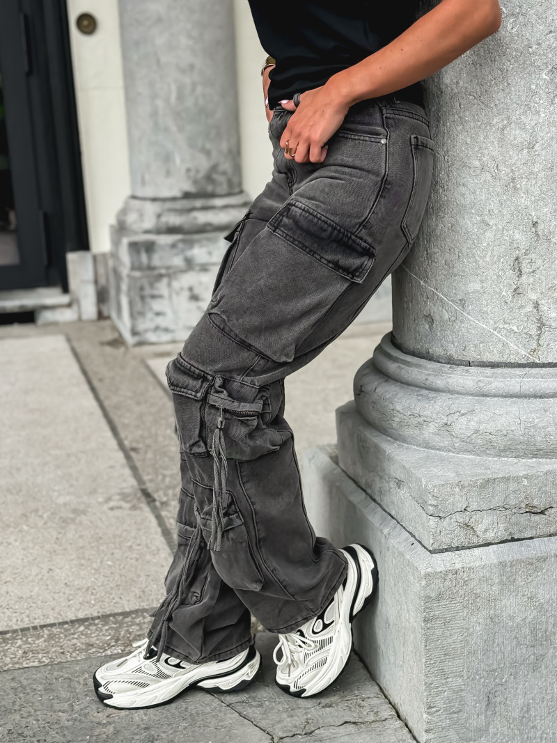 Blouson Veste Cargo Homme Taille S Noir - Vêtements