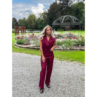 Blazer manches courtes Dalya - Bordeaux