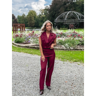 Blazer manches courtes Dalya - Bordeaux