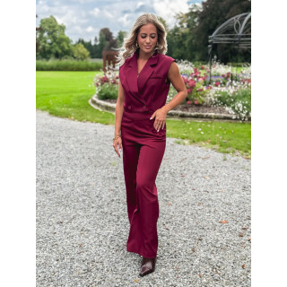 Blazer manches courtes Dalya - Bordeaux