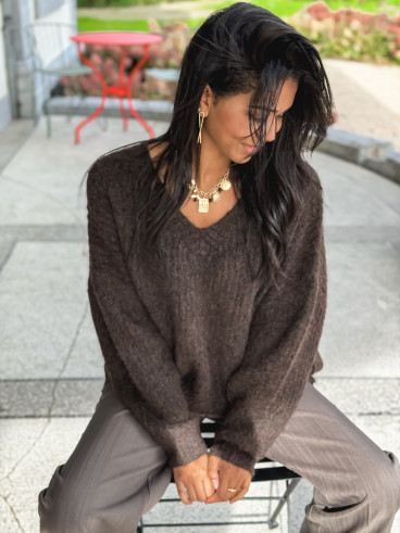 Pull Georgina - Gris clair