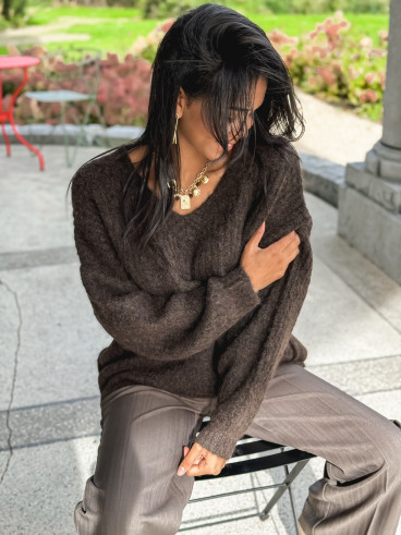 Pull Georgina - Gris clair