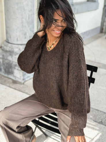 Pull Georgina - Gris clair