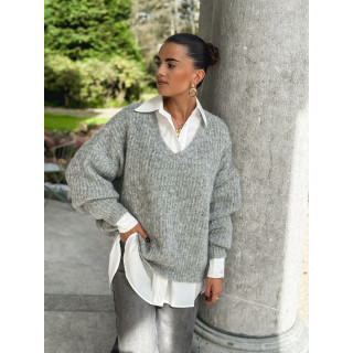 Pull Georgina - Gris clair