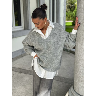 Pull Georgina - Gris clair