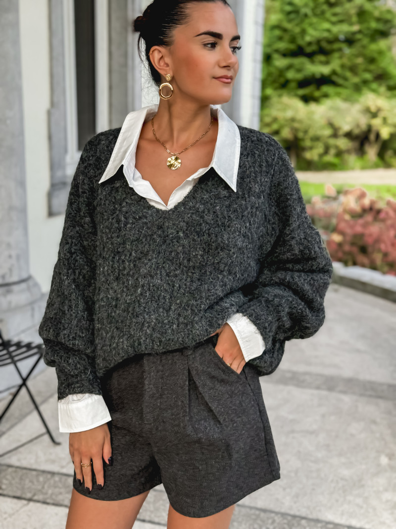 Pull Georgina - Gris foncé