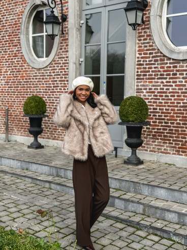 Veste à fausse fourrure Régina