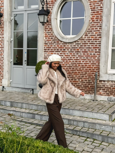 Veste à fausse fourrure Régina