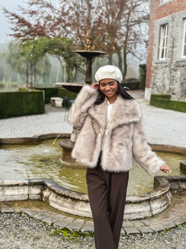 Veste à fausse fourrure Régina