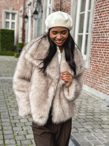 Veste à fausse fourrure Régina