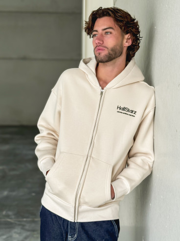 gilet à  capuche Sammy - Beige