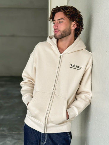 gilet à  capuche Sammy - Beige