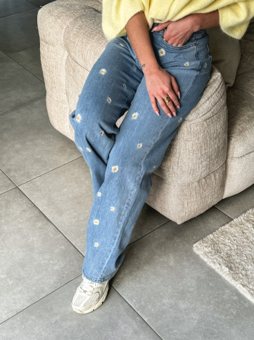 Jeans Marguerite - Bleu clair