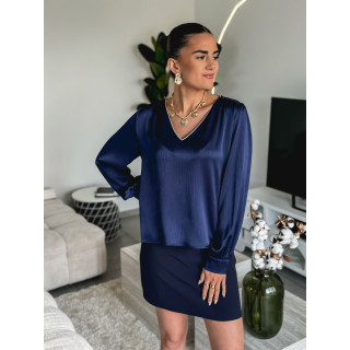 Blouse Isalina - Bleu marine