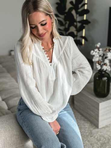 Blouse Ohana - Blanc