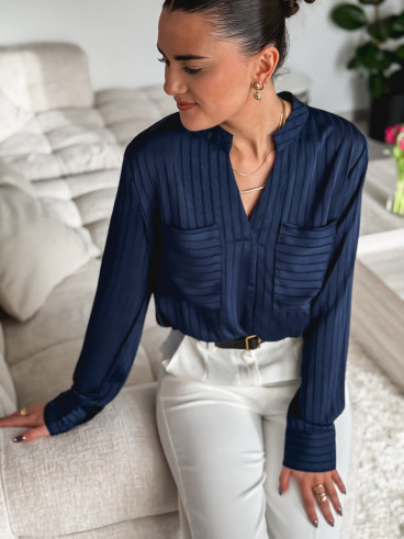 Blouse Lisana - Bleu marine