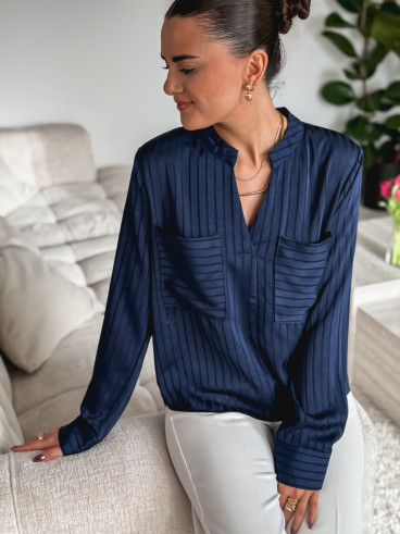 Blouse Lisana - Bleu marine