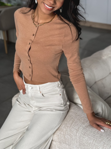 Blouse Ondine - Camel