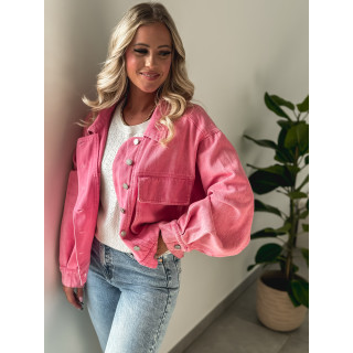 Veste en jeans Nova - Rose