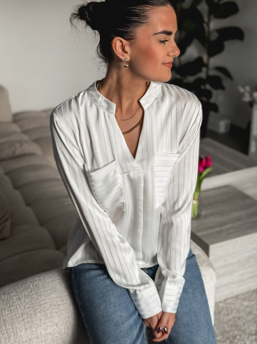 Blouse Lisana - Blanc