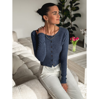 Blouse Ondine - Bleu jeans