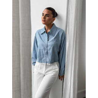 Chemise en jeans Cierra - Bleu clair