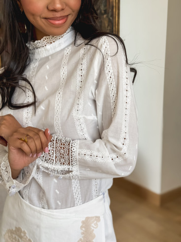 Blouse Juliana - Blanc