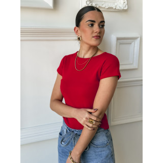 T-shirt Romane - Rouge