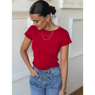 T-shirt Romane - Rouge