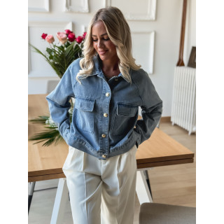 Veste en jeans Arianne - Bleu