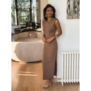 Robe longue Hera - Marron