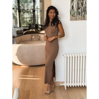 Robe longue Hera - Marron