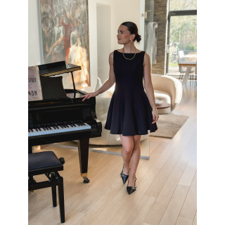 Robe courte Milenna - Noir