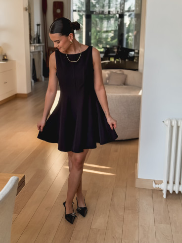 Robe courte Milenna - Noir