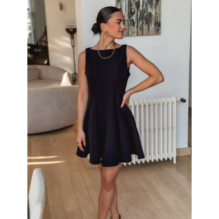 Robe courte Milenna - Noir