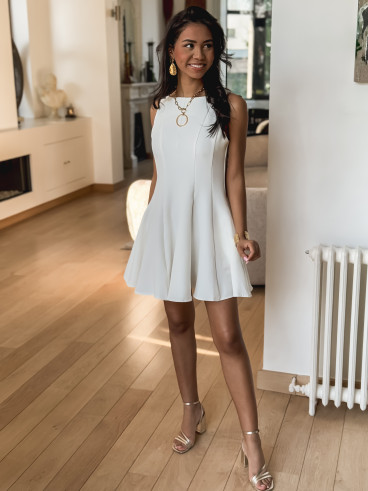 Robe courte Milenna - Blanc