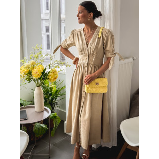 Robe longue Prague - Beige