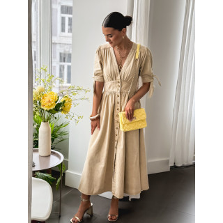 Robe longue Prague - Beige